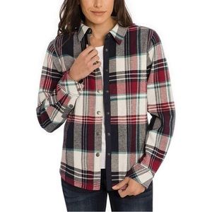 Plaid jacket, fleeced lined